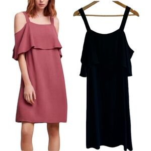 Wilfred cold shoulder ruffled loose fit mini dress size M excellent condition